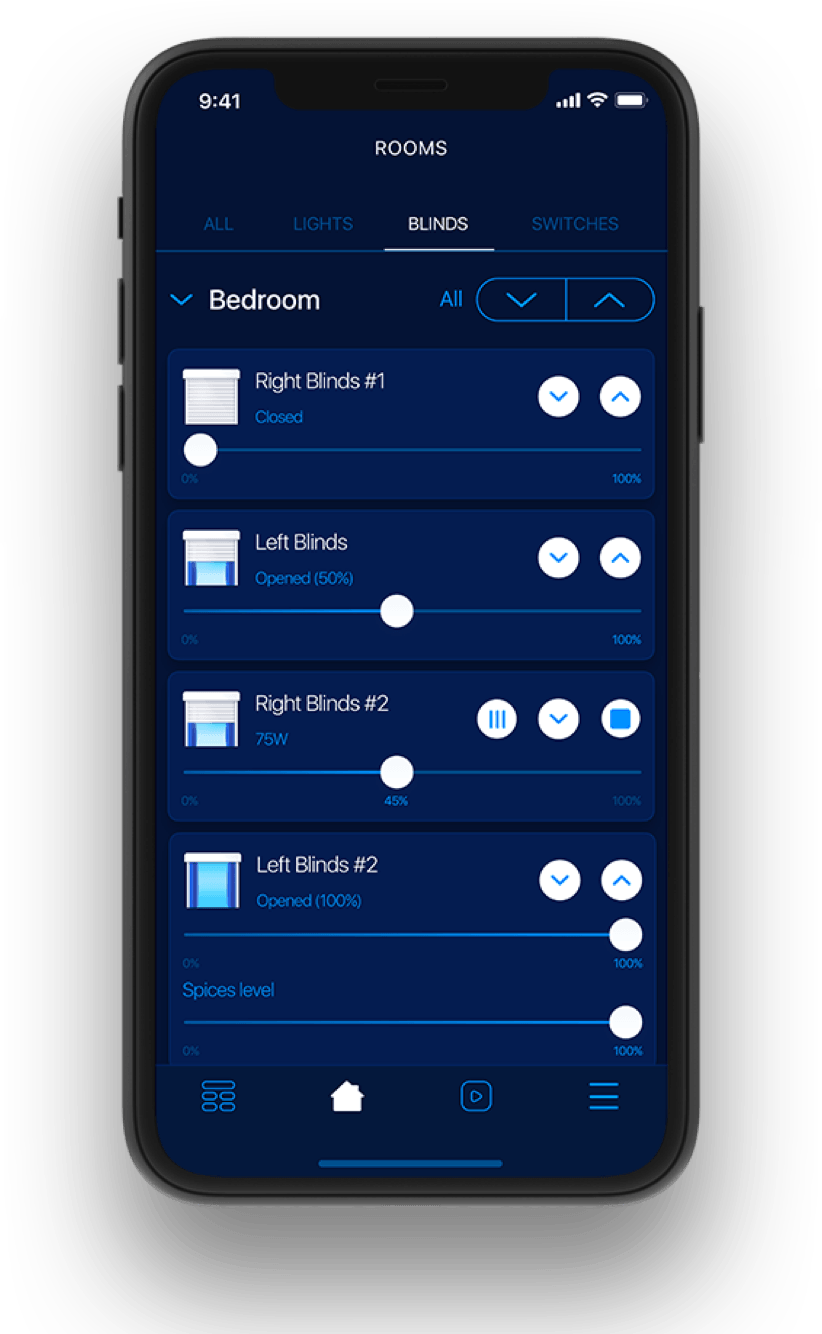 mobilní aplikace smart home